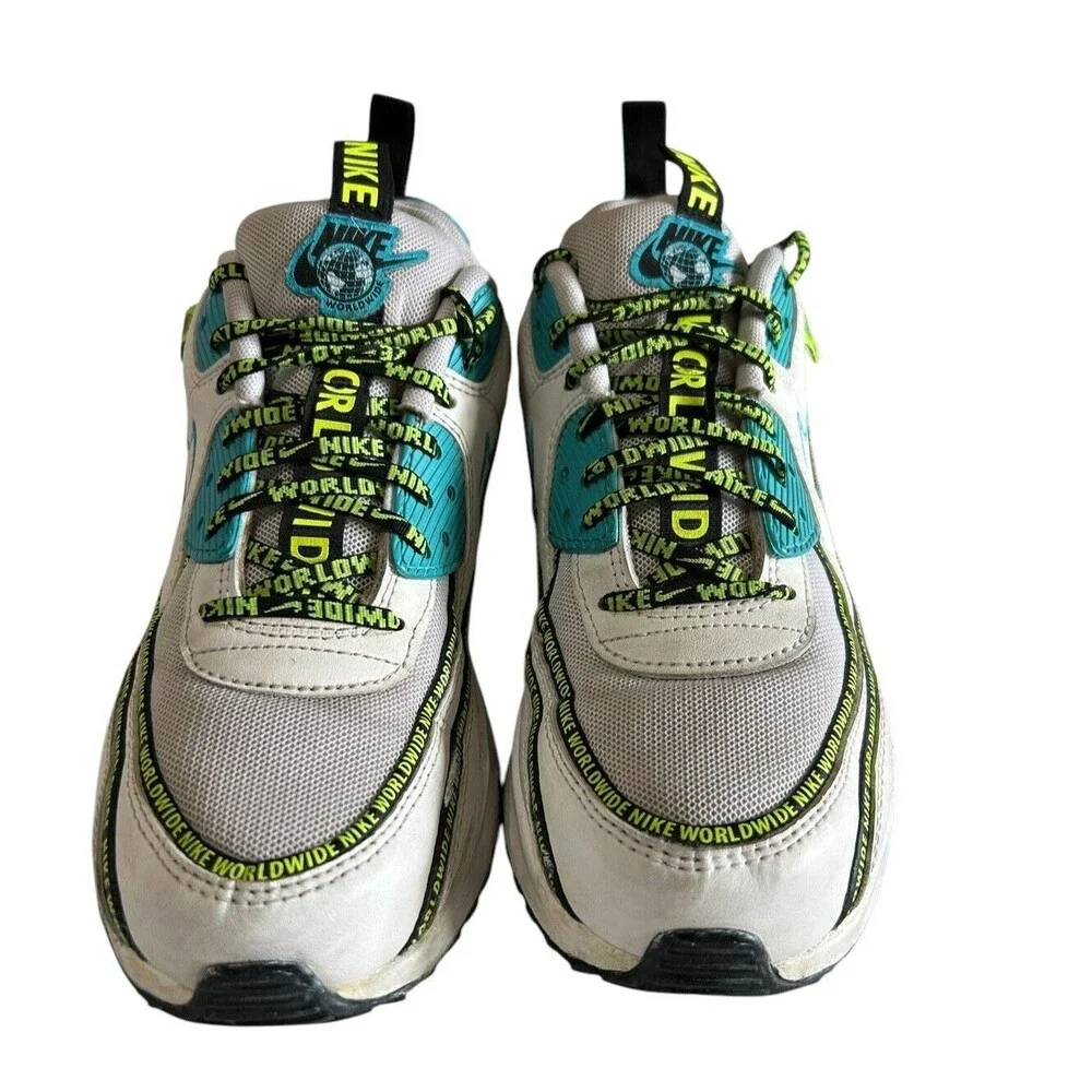 Nike Air Max 90 SE2 GS Worldwide Blue Fury Volt  Unisex CV7665-100 7Y